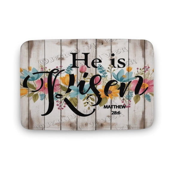 Easter Bath Mat for Bathroom Non-Slip Soft Bath Rugs Funny Bathroom Shower Bath Mats Kitchen Floor Rugs 20"x32"