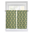 thumbnail image 1 of Easter Bathroom Window Curtain, Cute Cartoon Rabbits Bunny Animal Yellow Green Light Filtering Coffee Kitchen Curtains, Bedroom Living Room Curtains 2 Panel 84"x54", 1 of 6