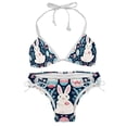 thumbnail image 1 of Easter Bikini Set Swim Suit Detachable Sponge Adjustable Strap Two-Pack, Beach Pool Vacation Party., 1 of 6