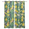 thumbnail image 1 of Easter Blackout Curtains 63 Inches Long, Spring Chicken Colorful Eggs Grasses Flowers Thermal Insulated Black Out Curtains, Darkening Window Curtain Drapes for Bedroom Living Room 42"x63" 2 Panels, 1 of 9