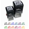 thumbnail image 1 of Easter Blessings Religious Cross Self-Inking Rubber Stamp Ink Stamper - Brown Ink - Small 1 Inch, 1 of 7
