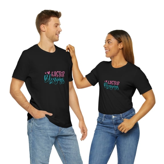 Easter Blessings Unisex Jersey Short Sleeve Tee