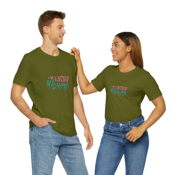 Easter Blessings Unisex Jersey Short Sleeve Tee