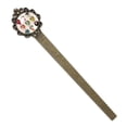 thumbnail image 1 of Easter Book Lovers' Lace Bookmark in Antique Bronze: a Stylish Accessory for Readers and Bookworms, 1 of 5