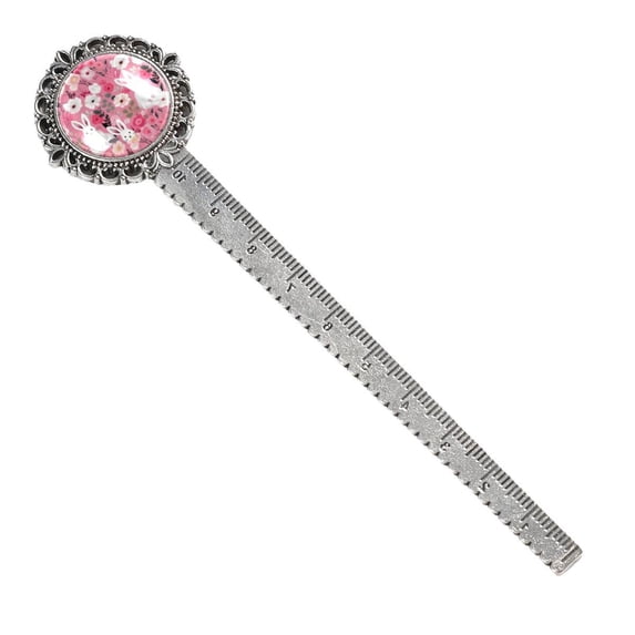Easter Book Lovers' Vintage Silver Lace-Edged Bookmark: a Thoughtful Gift for Bibliophiles and Readers