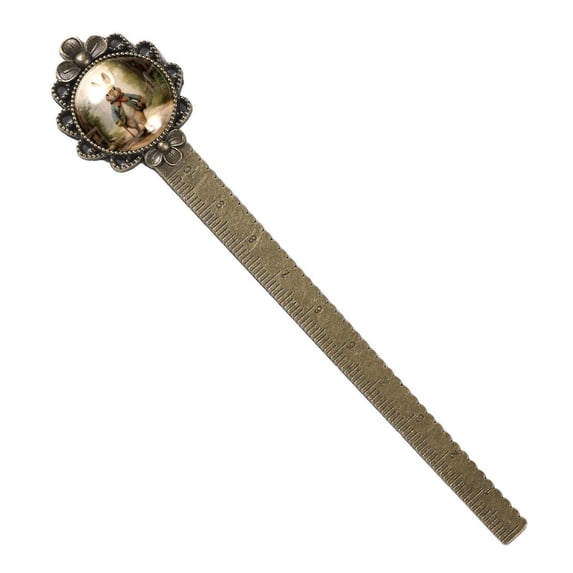 Easter Book Marker: Lace Bookmark in Antique Bronze - the Gift for Book Lovers and Readers – Reading Accessories