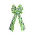 thumbnail image 1 of Easter Bows for Wreath, Happy Easter Wreath Bows Burlap Bows Eggs Dots Bows Rabbits Tree Topper Bows for Front Door Spring Easter Party Decorations, 1 of 6