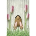 thumbnail image 1 of Easter Brown Bunny Bottom Kitchen Tea Towels Set of 6 Absorbent Hand Dish Towels, Pink Flower Spring Dishcloths Lint-Free 18x28 Inch Fast Drying for Cooking Baking Home Clean, 1 of 7