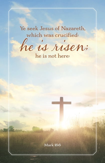Easter Bulletin: Ye Seek (Package of 100): Mark 16:6 (Kjv), (Paperback)