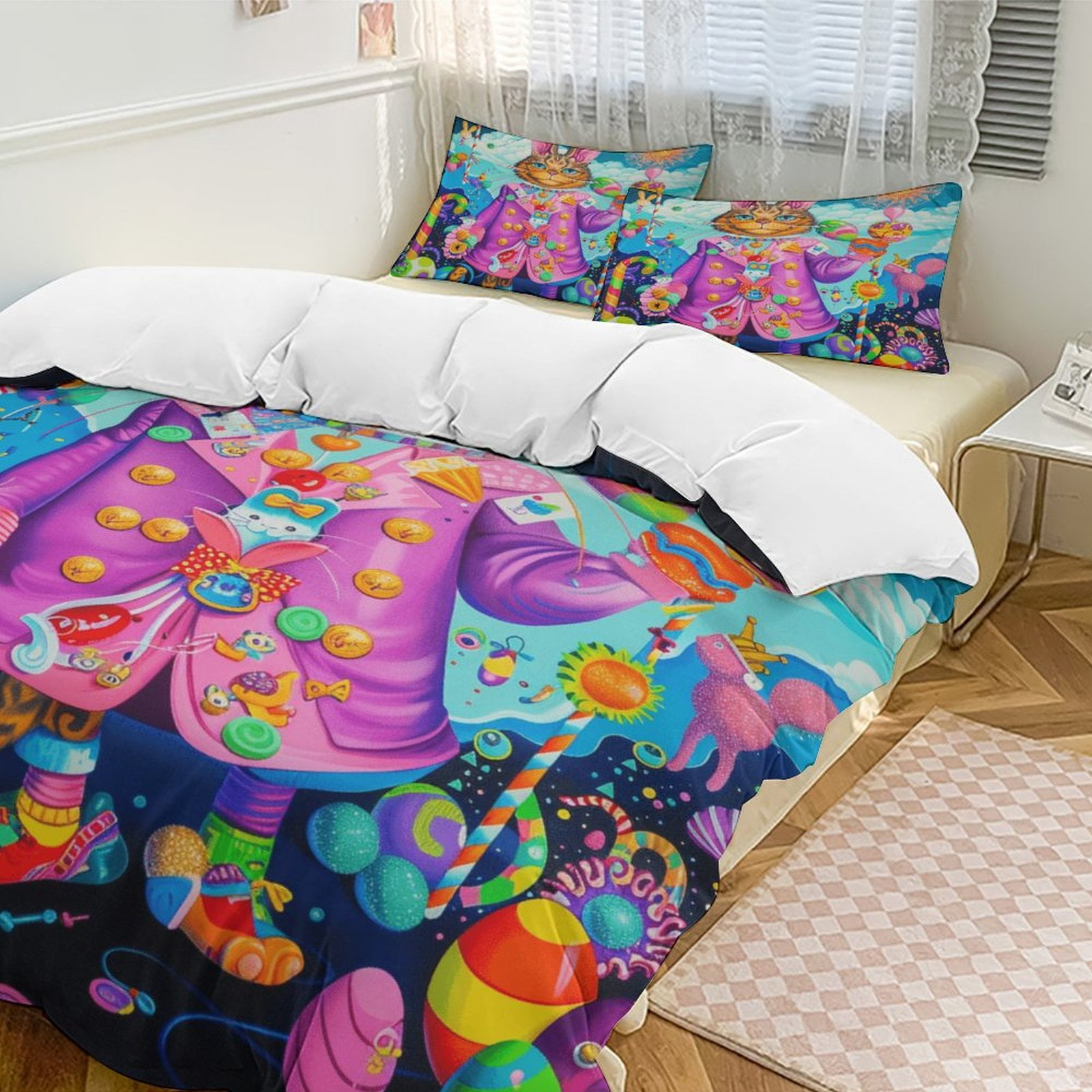 Easter Bunnies Rabbits 3D Duvet Cover Set Quilt Cover Theme of Kid Boy ...