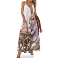 thumbnail image 1 of Easter Bunnies Rabbits Design Sleeveless Dress Woman Fashion Long Dresses Women's Summer Suit Dress 2025, 1 of 7