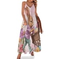 thumbnail image 1 of Easter Bunnies Rabbits Design Sleeveless Dress Woman Fashion Long Dresses Women's Summer Suit Dress 2025, 1 of 7