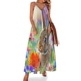 thumbnail image 1 of Easter Bunnies Rabbits Design Sleeveless Dress Woman Fashion Long Dresses Women's Summer Suit Dress 2025, 1 of 7