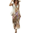 thumbnail image 1 of Easter Bunnies Rabbits Sleeveless Dress Woman Fashion Long Dresses Women's Summer Suit Dress 2025, 1 of 7