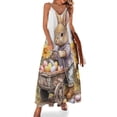 thumbnail image 1 of Easter Bunnies Rabbits Sleeveless Dress Woman Fashion Long Dresses Women's Summer Suit Dress Summer 2025 Women, 1 of 7