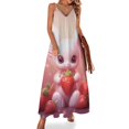 thumbnail image 1 of Easter Bunnies Rabbits Sleeveless Dress Woman Fashion Long Dresses Women's Summer Suit Dress Summer 2025 Women, 1 of 7