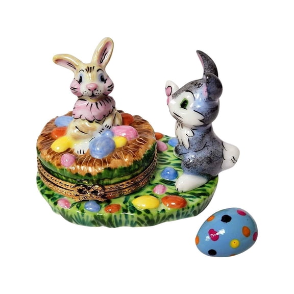 Easter Bunnies Limoges Box Limoges Box Porcelain Figurine