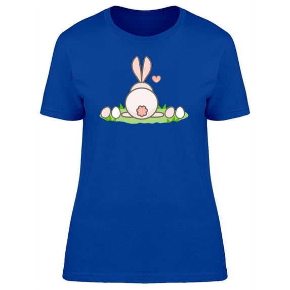 Easter Bunny And Eggs T-Shirt Women -Image by Shutterstock, Female Medium