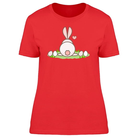 Easter Bunny And Eggs T-Shirt Women -Image by Shutterstock, Female Small