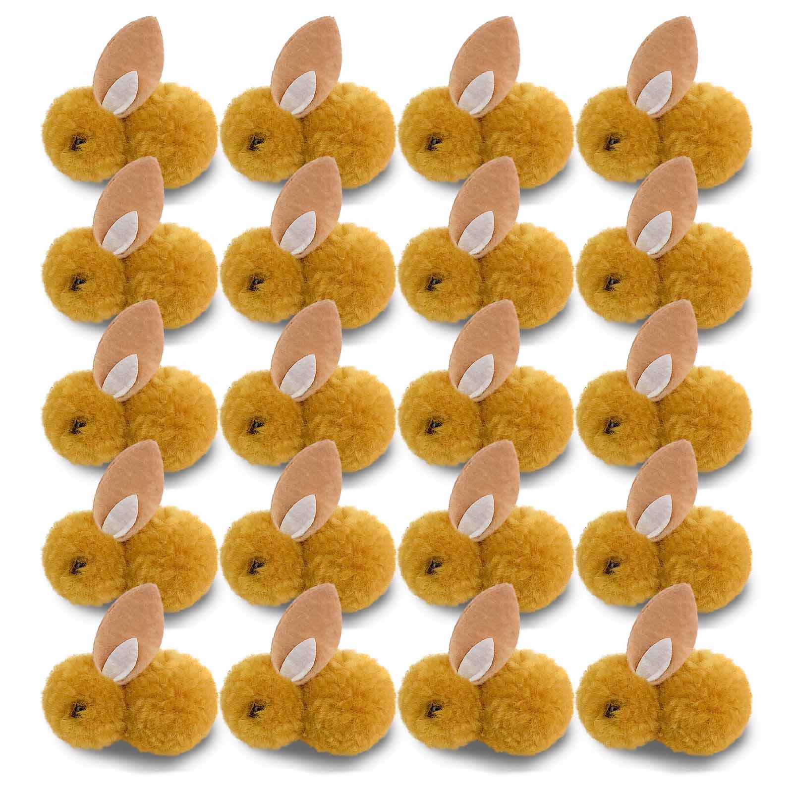 Easter Bunny Animals 10Pcs 2 inch Mini Plush Bunny Rabbit Stuffed ...