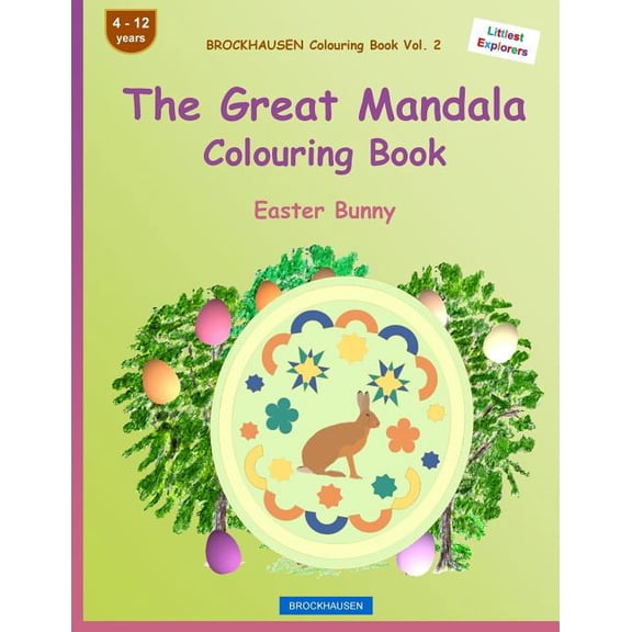Easter Bunny: BROCKHAUSEN Colouring Book Vol. 2 - The Great Mandala Colouring Book : Easter Bunny (Series #2) (Paperback)