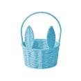 thumbnail image 1 of Easter Bunny Basket Paper Woven Set with Easter Grass Fillers Lightweight Reusable for Egg Hunt Candy and Spring Holiday Decoration Woven Basket, 1 of 6