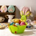 thumbnail image 1 of Easter Bunny Baskets with Rabbits Ears Easter Desktop Decor Storage Basket for Candy Party Props, 1 of 6