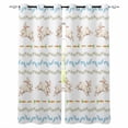 thumbnail image 1 of Easter Bunny Blackout Curtains 84 Inches Long, Blue Floral Daisy Spring Decor Thermal Insulated Black Out Curtains, Darkening Window Curtain Drapes for Bedroom Living Room 52"x84" 2 Panels, 1 of 9