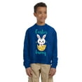 thumbnail image 1 of Easter Bunny Boy Easter Sweatshirt for Kids Sweater - Youth S M L XL - Christian Holiday Easter Tee for Boys for Girls, 1 of 2