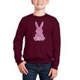 thumbnail image 1 of Easter Bunny - Boy's Word Art Crewneck Sweatshirt, 1 of 3