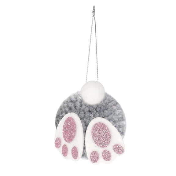 Easter Bunny Butt and Ears Hanging Ornament, Soft Plush Rabbit Decoration for Spring Parties, Whimsical Holiday Decor, Festive Home Accent, Party Favor Gift Supply