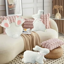 Easter Bunny Butt Novelty Pillow - Plush Cushion for Couch or Bed, Funny Spring Gift & Holiday Home Decor