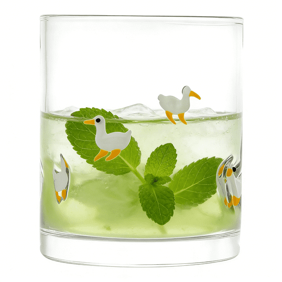 Easter Bunny Carrot Egg Tulip Duckling Glass Cup Set | 12 oz Clear Heat-Resistant Drinking Glasses | 5 Unique Spring Holiday Designs for Adults | Dishwasher Safe