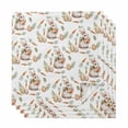 thumbnail image 1 of Easter Bunny Cloth Napkins, Spring Easter Eggs Botanical Washable and Reusable Dinner Napkins Set of 4, Table Napkin for Kitchen Party Birthday Wedding Hotel Housewarming 20"x20", 1 of 9