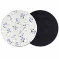 thumbnail image 1 of Easter Bunny Coasters Set of 2, Absorbent Coasters for Drinks, Spring Purple Flower Rustic Rabbit Farmhouse Coaster for Desk Coffee Table Protection, Home Decor House Warming Gifts 4", 1 of 8