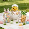 thumbnail image 1 of Easter Bunny Colorful Eggs Chicks Glass Candy Jar, Air-Tight Storage Jar with Decorative Gift Box, Perfect for Candy, Snacks & Small Items, Festive Home Decor & Holiday Gift, 8*6in, Yellow, 1 of 9