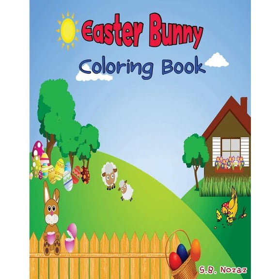 Easter Bunny Coloring Book (Paperback)