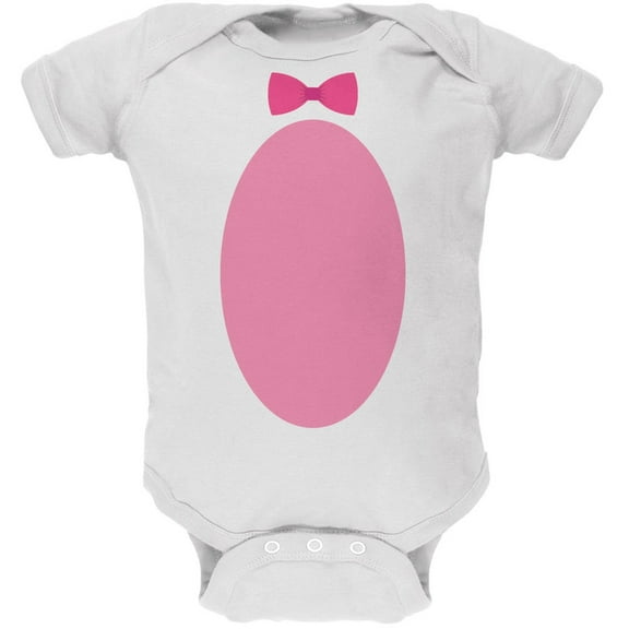 Easter - Bunny Costume White Soft Baby One Piece - 18 month