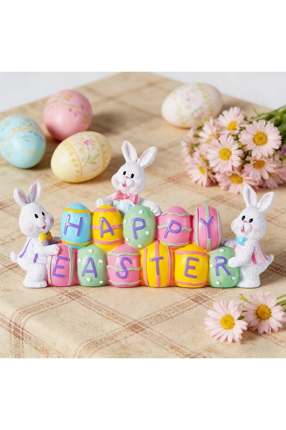 Easter Bunny Decor Tea Room Easter Decoration Items Spring Home Accent