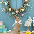 thumbnail image 1 of Easter Bunny Decor, Vine Effect Resin Rabbit Easter Decoration - Spring Bunny Statue for Table, Farmhouse, and Indoor Home Decor, 1 of 7