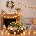 thumbnail image 1 of Easter Bunny Decoration Easter LED Lights Carrot String Lights LED Mini Lights Scene Decorations Ambient Lighting, 1 of 7