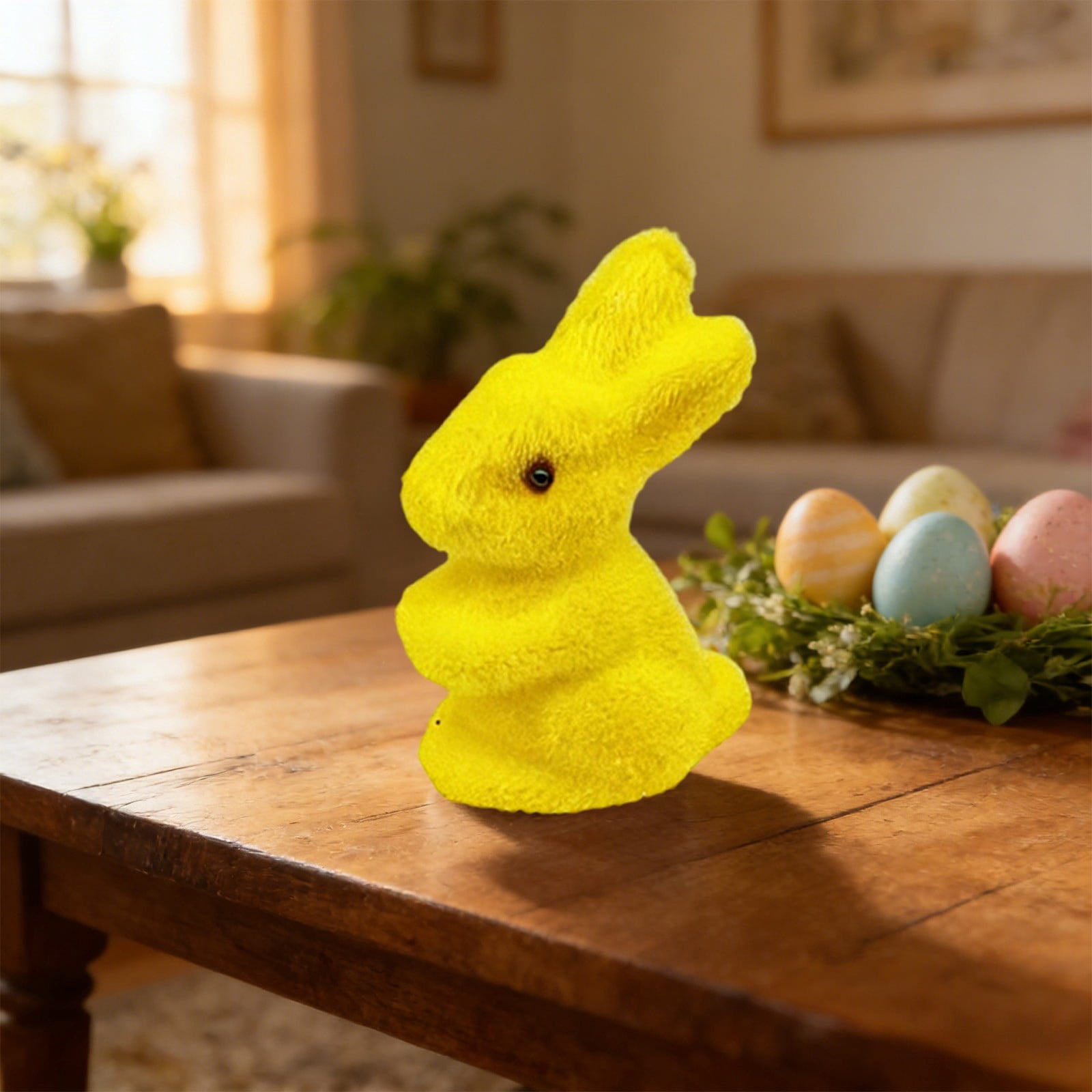 Easter Bunny Decorations, Easter Party Supplies, Flocking Rabbits ...