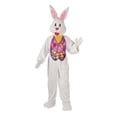 Easter Bunny Deluxe Premium Purple Plush Rabbit Adult Mascot Costume ...