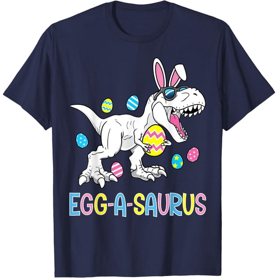 Easter Bunny Dinosaur Egg A Saurus T-Rex Unisex T-Shirt for Men Women Kids