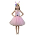 thumbnail image 1 of Easter Bunny Dress For Girls Tutu Party Gown Fairy Play Pretend Holiday Celebration Outfit Rabbit Custome, 1 of 9