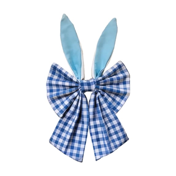 Easter Bunny Ear Bow Pendant – Cute Hanging Decoration for Easter, Spring Parties & Home Decor, 15.75x7.87in