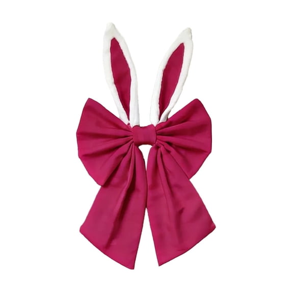 Easter Bunny Ear Bowknot Pendant for Festive Home Décor and Holiday Celebrations — Versatile Whimsical Decoration for Christmas Parties and Special Events