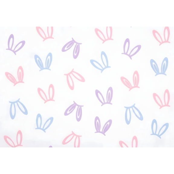 Easter Bunny Ear Pattern Edible Icing Image Cake Topper, by Tnct.