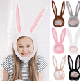 thumbnail image 1 of Easter Bunny Ears Costume Hats Bunny Fancy Costume Accessories for Kids Adult Cosplay Birthday Theme Party Supply, 1 of 7