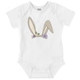 thumbnail image 1 of Easter Bunny Ears Flower Crown Bodysuit Jumper Girls Infant Baby Brisco Brands NB, 1 of 6